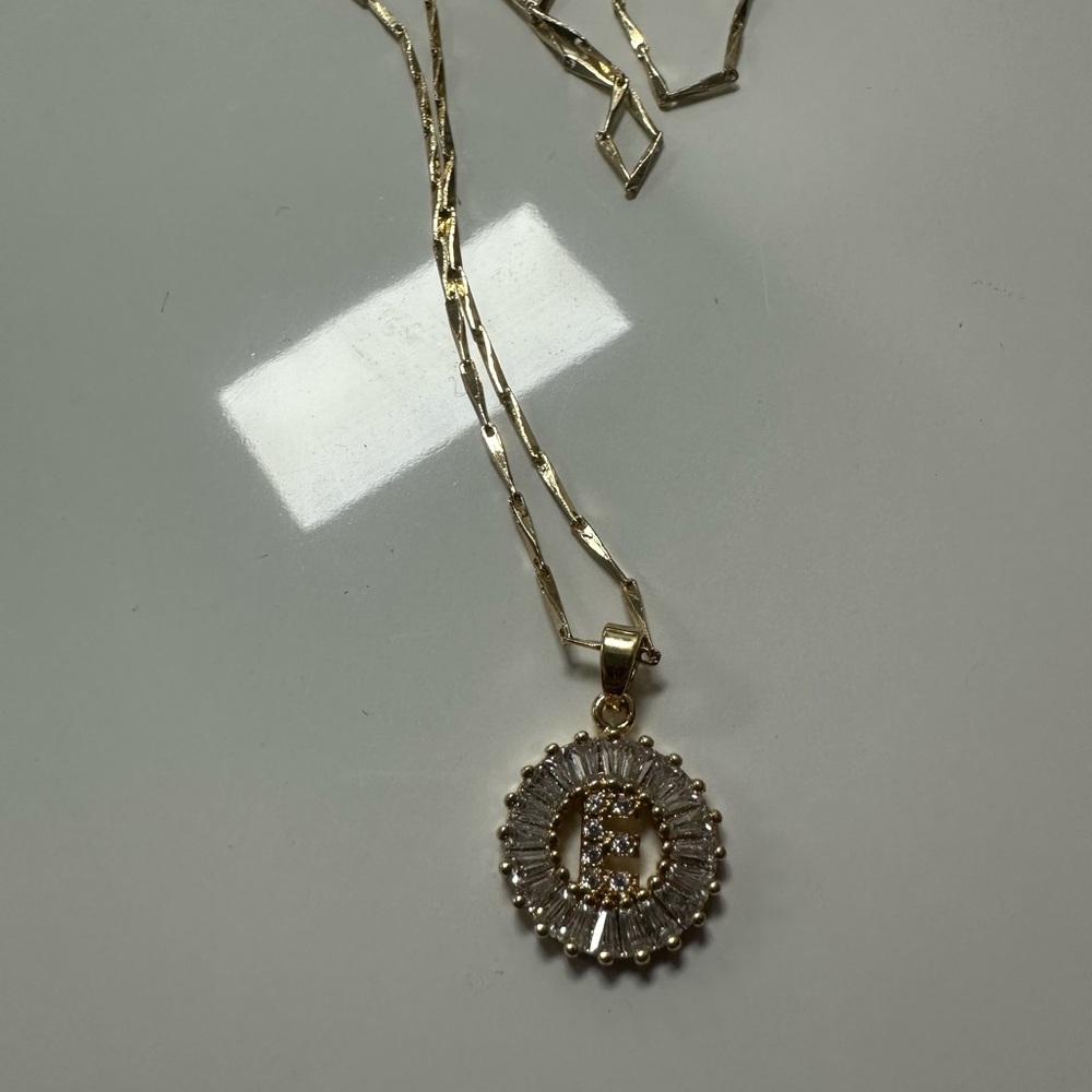 Initial Necklaces E,G $30 Each - image 3